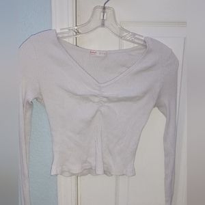 White Crop top Medium